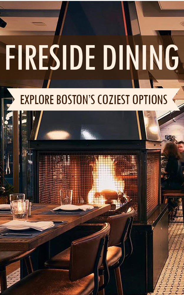 Restaurants with Fireplaces in Boston, Cambridge and beyond